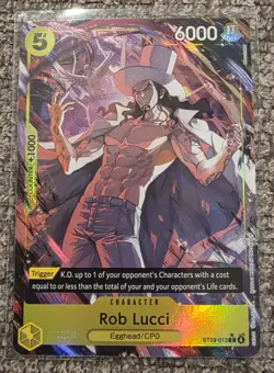 Rob Lucci (ST29-013 Alt) (NM) - One Piece - ST-29 Egghead Starter Deck (ENG) - Image 1