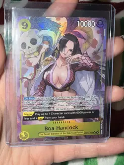 One Piece Boa Hancock - OP14-112 SR (Alternate Art) The Azure Sea's Seven (OP14) - Image 2