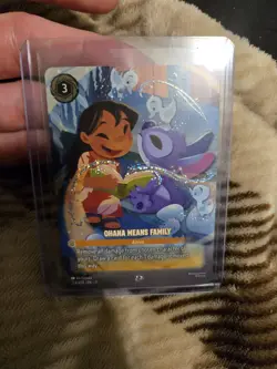Ohana Means Family - Disney Lorcana Winterspell - Enchanted 224/204 - Image 1