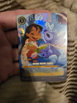 Ohana Means Family - Disney Lorcana Winterspell - Enchanted 224/204 - Image 3