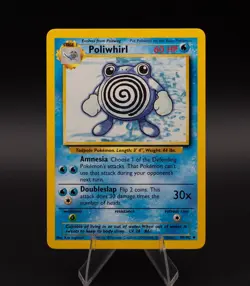 Poliwhirl Pokemon Card Base Set 38/102 Uncommon TCG 1999 WOTC - Image 1