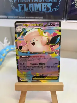 Pokemon TCG Near Mint Perfect Order Mega Clefable ex 031/088 Double Rare - Image 1