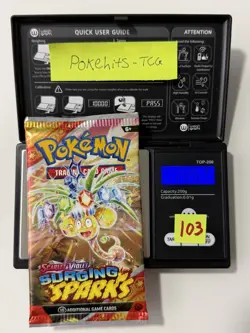 (HEAVY)🔥 22.57g Pokemon TCG Surging Sparks Booster Pack Factory Sealed✅ - Image 1