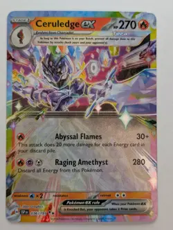 Ceruledge ex 036/191 - SV08: Surging Sparks Pokemon Double Rare NM - Image 1
