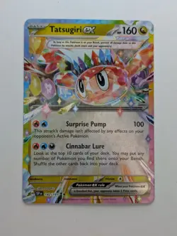 Tatsugiri ex 142/191 - SV08: Surging Sparks Pokemon Double Rare NM - Image 1