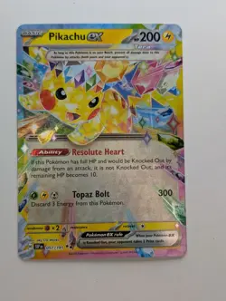 Pikachu ex - 057/191 - SV08: Surging Sparks Pokemon Double Rare NM - Image 1