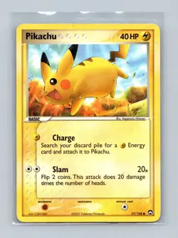 Pokemon Pikachu 57/108 Power Keepers Regular 2007 - Image 1