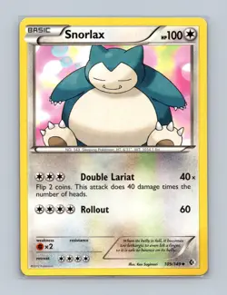 Snorlax 109/149 Uncommon Boundaries Crossed Pokemon Lightly Played - Image 1