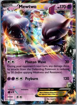 Mewtwo EX 61/162 Ultra Rare XY - BREAKthrough Pokemon Card - Image 1