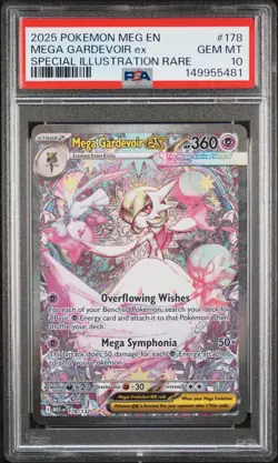 2025 POKEMON MEGA EVOLUTION SPECIAL ILLUSTRATION RARE MEGA GARDEVOIR EX PSA 10 - Image 1