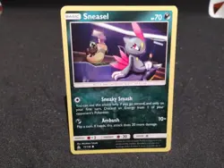 Pokemon - Sneasel - 73/156 - Common - Reverse Holo - Sun and Moon Ultra Prism - - Image 1