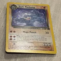 2000 Dark Machamp 10/82 Team Rocket Unlimited Holo Rare Pokemon Tcg LP - Image 4