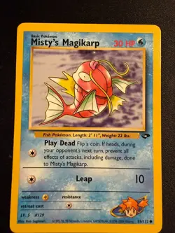 Pokemon Vintage Misty's Magikarp 88/132 Gym Challenge Regular - Image 1