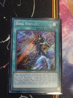 Yu-Gi-Oh Soul Servant LDS3-EN095 Limited Edition Secret Rare, Mint Near Mint - Image 1