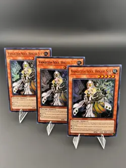 3x Vanquish Soul Hollie Sue Ultra Rare DUAD-EN022 Playset Yugioh - Image 2