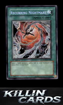 1st Edition Recurring Nightmare FOTB-EN066 YuGiOh Secret Rare Force of the Break - Image 1