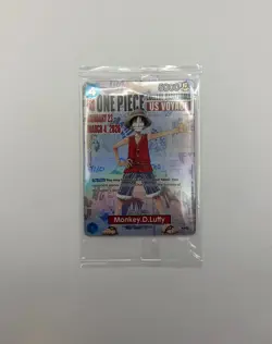 SEALED One Piece Monkey D. Luffy US Voyage Gonzaga College Basketball Promo Card - Image 1