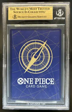 2025 One Piece Shanks Special Card 3rd Anniversary Gold #OP09-004 BGS 9.5 - Image 2