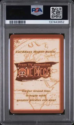 1999 One Piece Hyper Battle C01 Luffy First Stage | PSA 7 - Image 2
