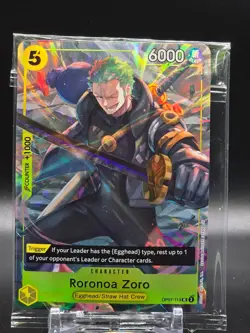 One Piece Roronoa Zoro #OP07-113 Sealed Promo Card (E) - Image 1