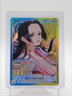 BOA HANCOCK 2026 ONE PIECE AZURE SEA'S SEVEN LEADER ALT ART OP14-041 Q6886 - Image 1