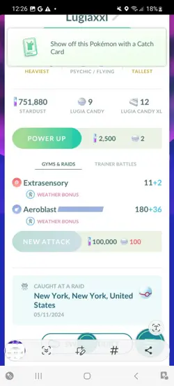 Pokemon Go Legendary Lugia ( Normal ) ( XXL ) - Image 2