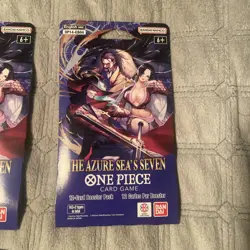 4X One Piece TCG: The Azure Sea's Seven Sleeved Booster OP-14 English Lot of 4 - Image 5