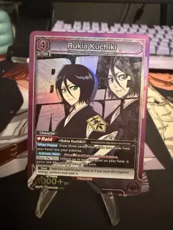 UNION ARENA BLEACH UE01BT/BLC-1-053 SR Rukia Kuchiki ENGLISH - Image 1