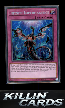 Infinite Impermanence FLOD-EN077 Secret Rare Flames of Destruction YuGiOh Card N - Image 1