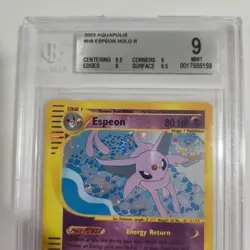 BGS 9 Espeon H9/H32 Aquapolis E Series Holo Rare 2002 Nintendo Pokemon Card - Image 3
