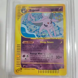 BGS 9 Espeon H9/H32 Aquapolis E Series Holo Rare 2002 Nintendo Pokemon Card - Image 4