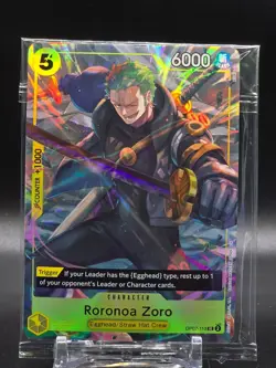 One Piece Roronoa Zoro #OP07-113 Sealed Promo Card (A) - Image 1