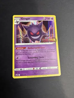 Pokemon Gengar SWSH241 Prerelease Promo SWSH Sword & Shield Holo Card - Image 1