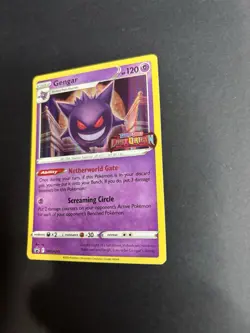Pokemon Gengar SWSH241 Prerelease Promo SWSH Sword & Shield Holo Card - Image 3
