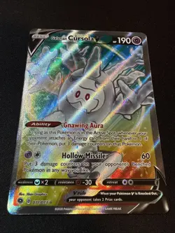 Pokemon Champions Path Galarian Cursola Full Art Holo Card 071/073 Pack Fresh - Image 1