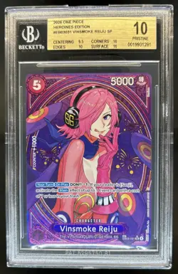 2026 One Piece Heroines Vinsmoke Reiju Special Card Alt Art #EB03-031 BGS 10 - Image 1