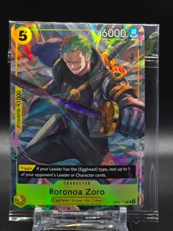 One Piece Roronoa Zoro #OP07-113 Sealed Promo Card (B) - Image 1