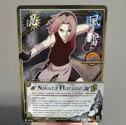 Naruto CCG Sakura Haruno Ninja Card PR-051 English Vintage 2002 - Image 1