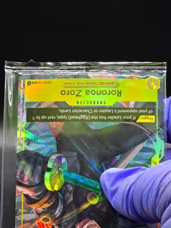 One Piece Roronoa Zoro #OP07-113 Sealed Promo Card (D) - Image 4