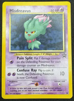 Misdreavus 39/53 Promo WoTC Promo Pokemon Card MP - Image 1