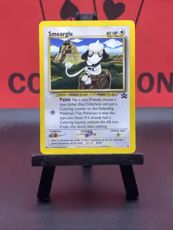 Smeargle 32 Black Star Promo WOTC Pokemon Card Vintage MP - Image 2