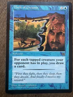 MTG Theft of Dreams - Portal Second Age #55 Lightly Played - Image 1