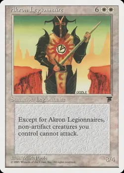 MTG Akron Legionnaire ** Chronicles ** English (NM) - Image 1