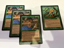 MTG Exodus rares Mirri, Cat Warrior and 3 Spike Weavers - NM, NP - Image 1