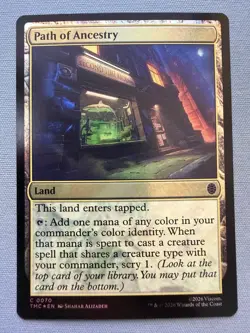 Path of Ancestry (Surge Foil) Land - NM - Commander: TMNT TMC #70 - Image 1