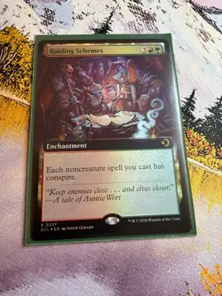 Raiding Schemes - Foil - Extended Art Lorwyn Eclipsed MTG - Image 2