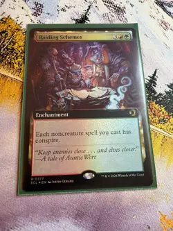 Raiding Schemes - Foil - Extended Art Lorwyn Eclipsed MTG - Image 5