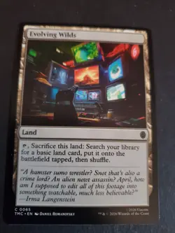 Evolving Wilds (Foil) 0065 - TMC Teenage Mutant Ninja Turtles TMNT MTG NM - Image 1