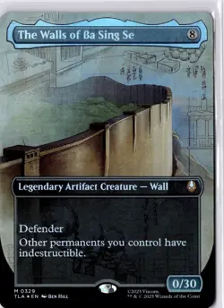 The Walls of Ba Sing Se (Borderless) Avatar: The Last Airbender Foil NM M 0329 - Image 1