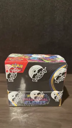 Pokemon Mega Evolution Phantasmal Flames Booster Box Sealed (Small Rip) - Image 1